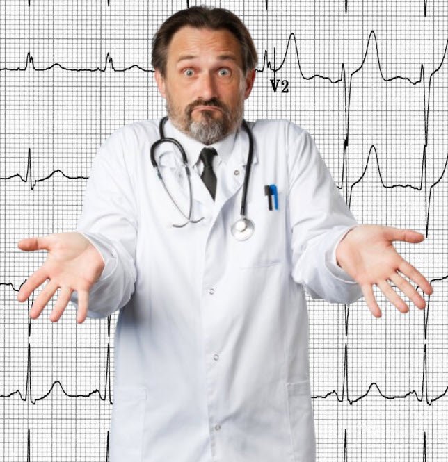 Puzzled doctor