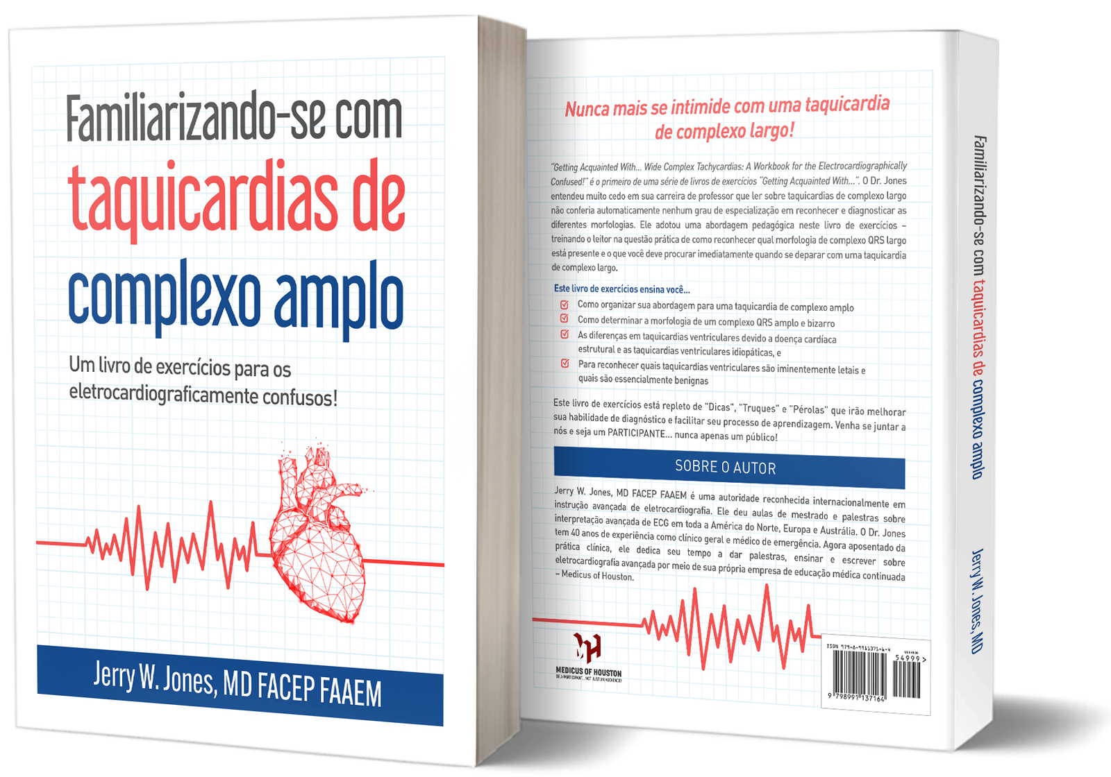 Familiarizando-se com taquicardias de complexo amplo by Jerry W. Jones, MD (book on wide complex tachycardias)